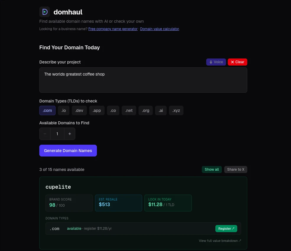 Domhaul