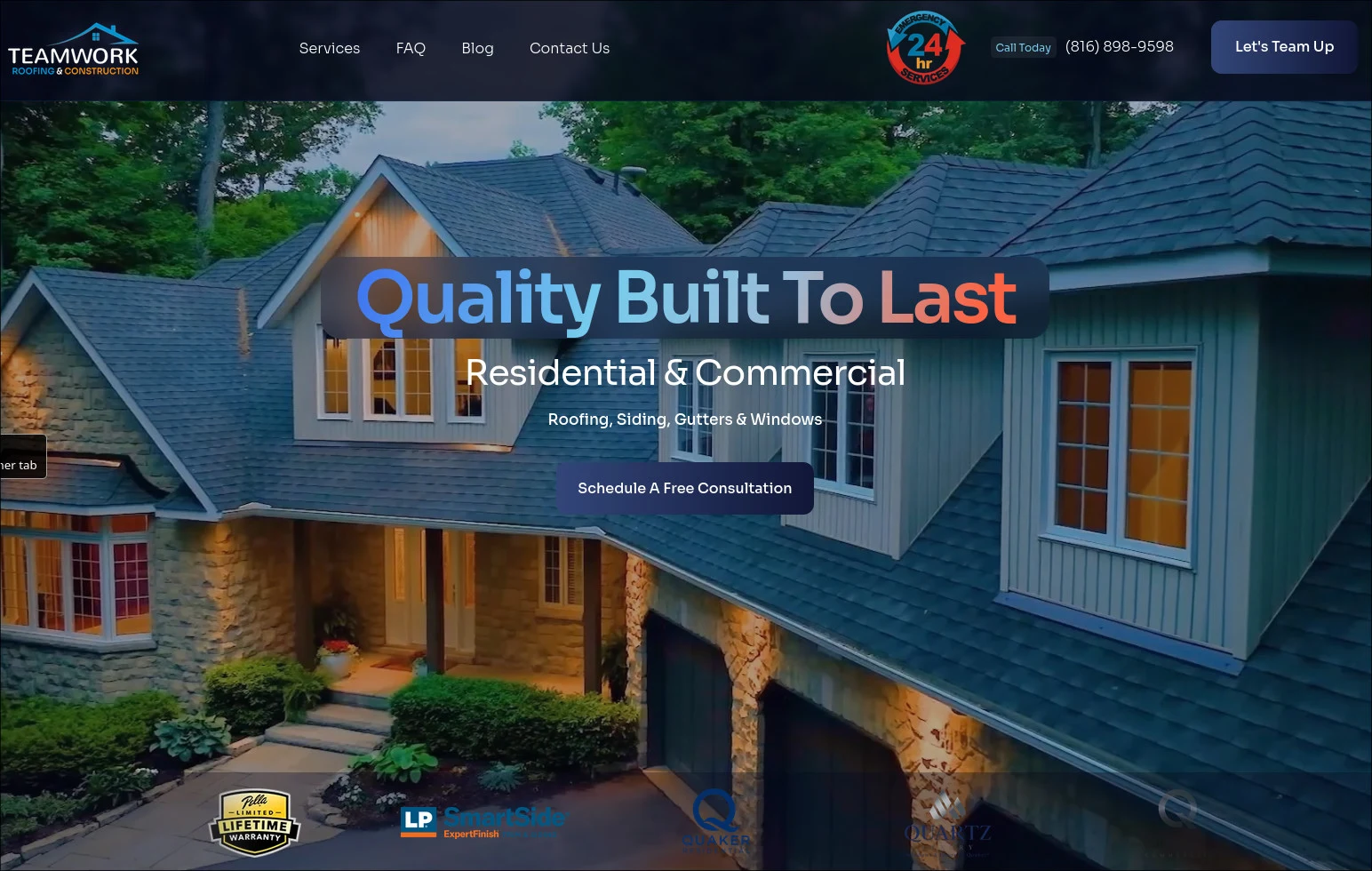 Teamwork Roofing